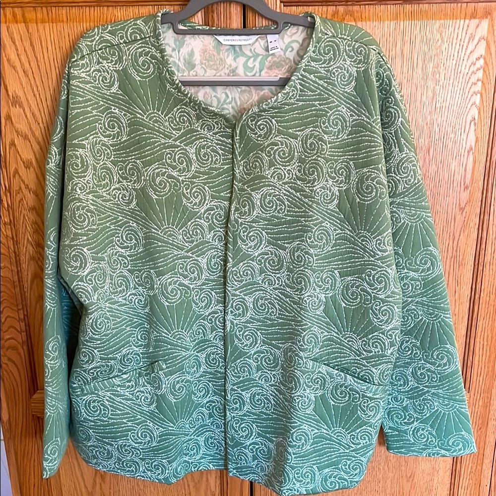 Canyon Retreat Quilted open front Jacket